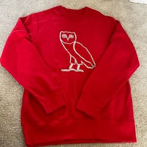 Red OVO sweatshirt